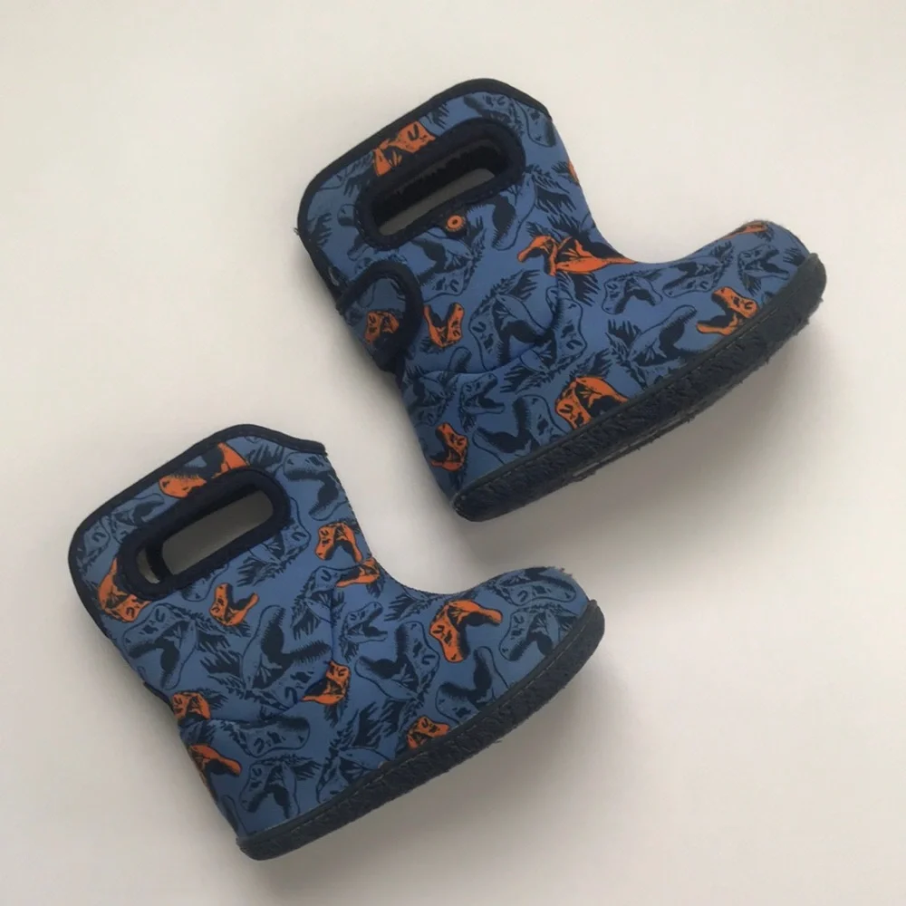 Baby Bogs Dinosaur Boots (size 7)